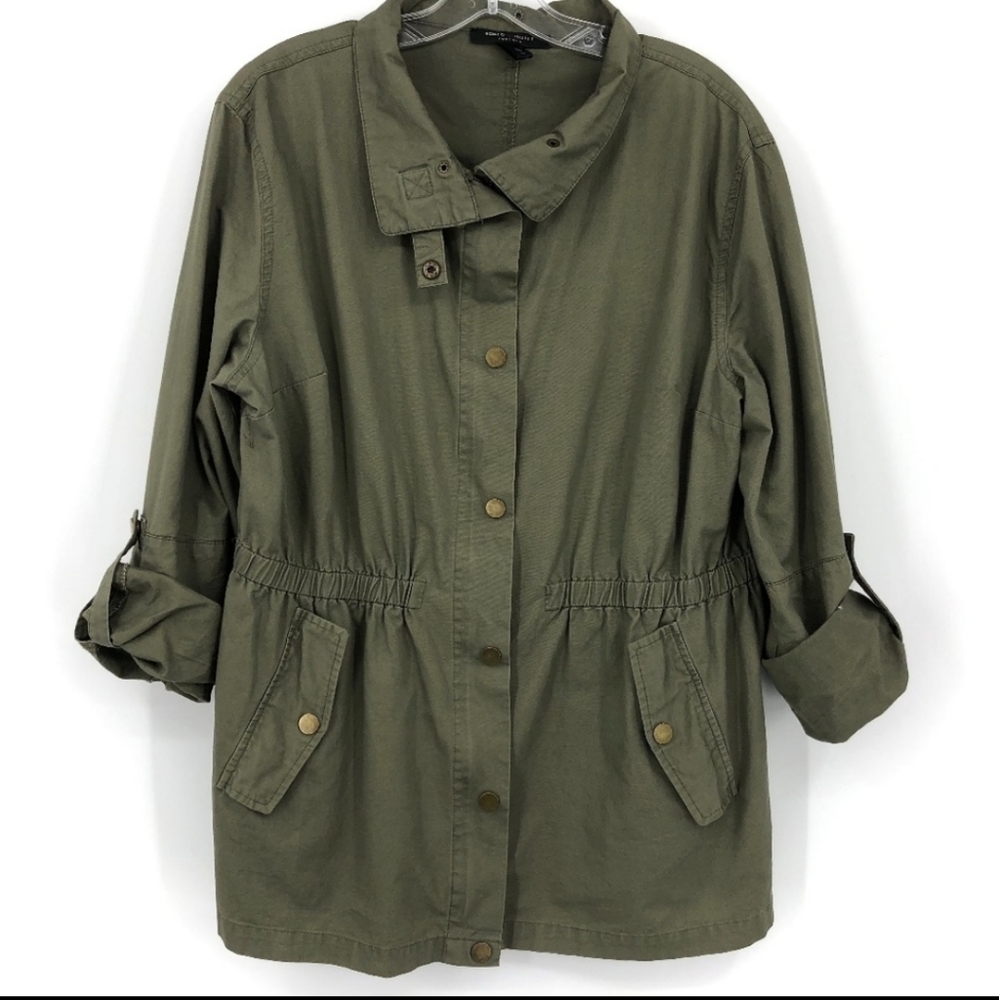Romeo + Juliet Couture Green Anorak Jacket